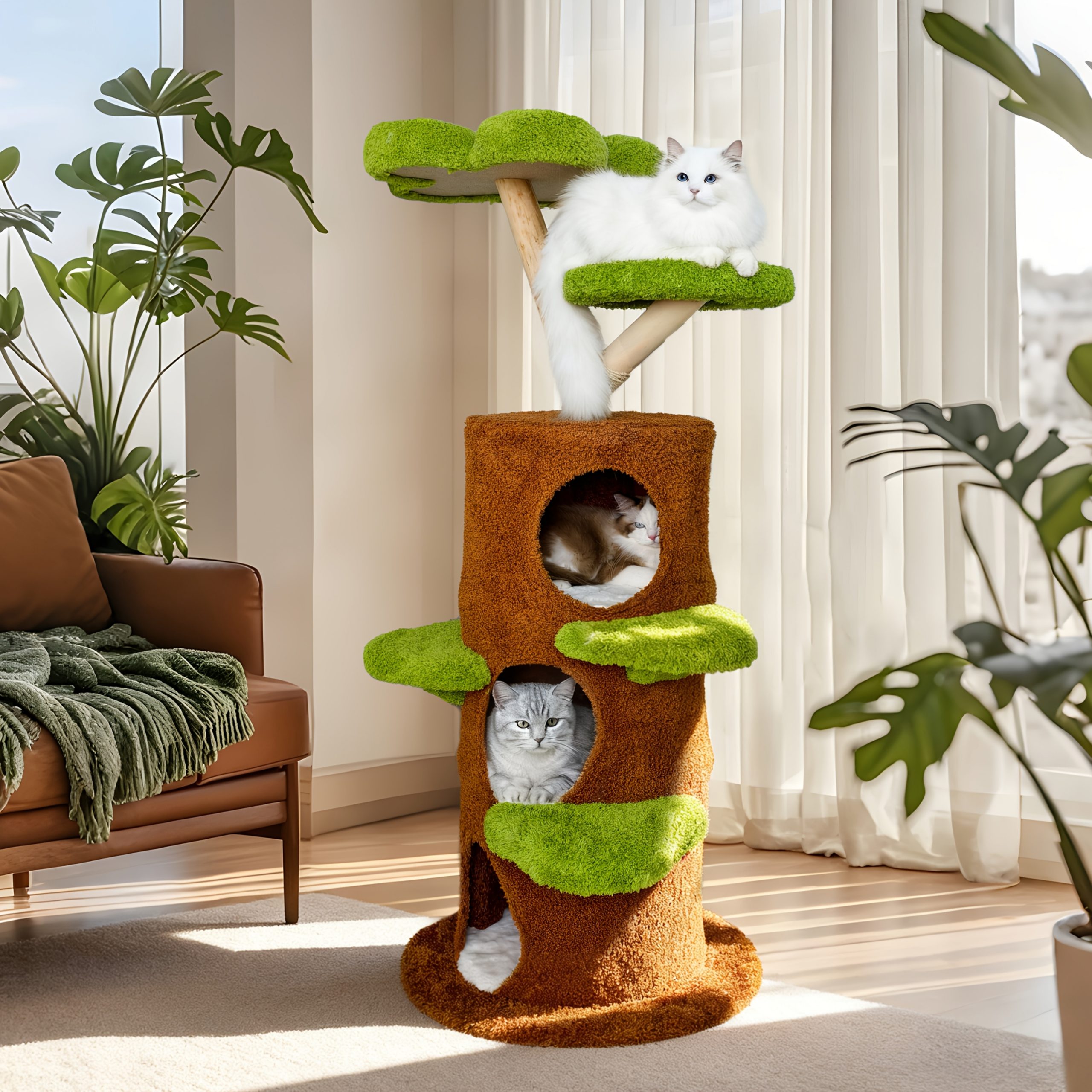 Luxury Treehouse Cat Tree Tower 10 Luxury Treehouse Cat Tree Tower - Image 10