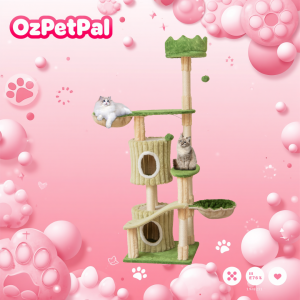 Tree Style Cat Tower with 2 Condos