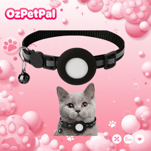 Cat Collar with Airtag Holder