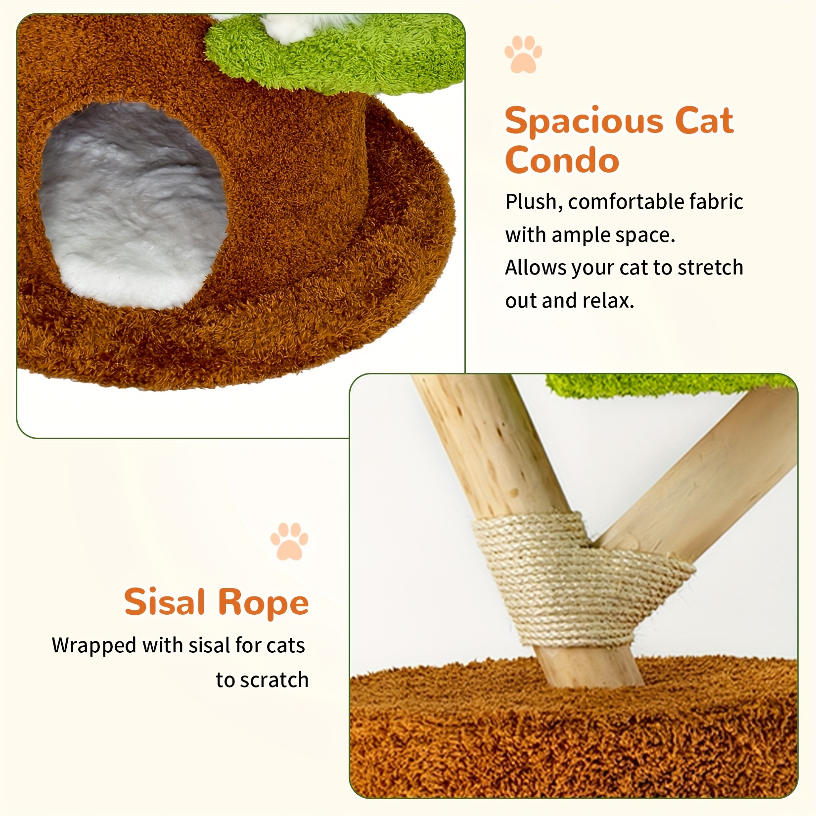 Luxury Treehouse Cat Tree Tower 4 Luxury Treehouse Cat Tree Tower - Image 4