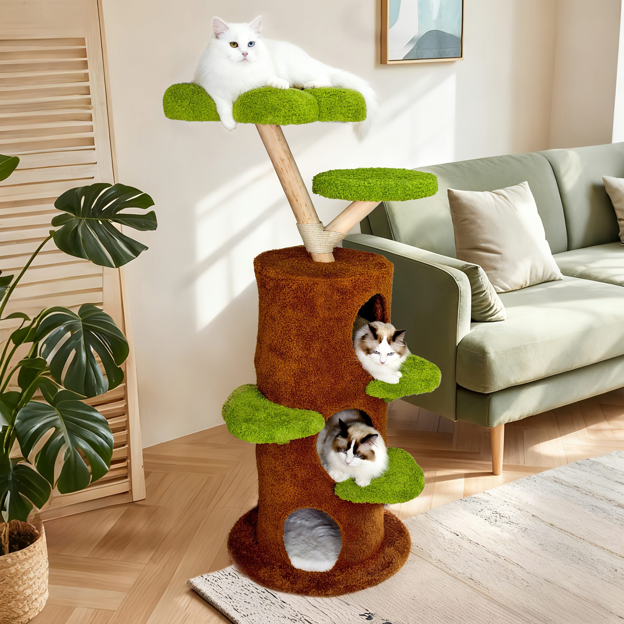 Luxury Treehouse Cat Tree Tower 9 Luxury Treehouse Cat Tree Tower - Image 9