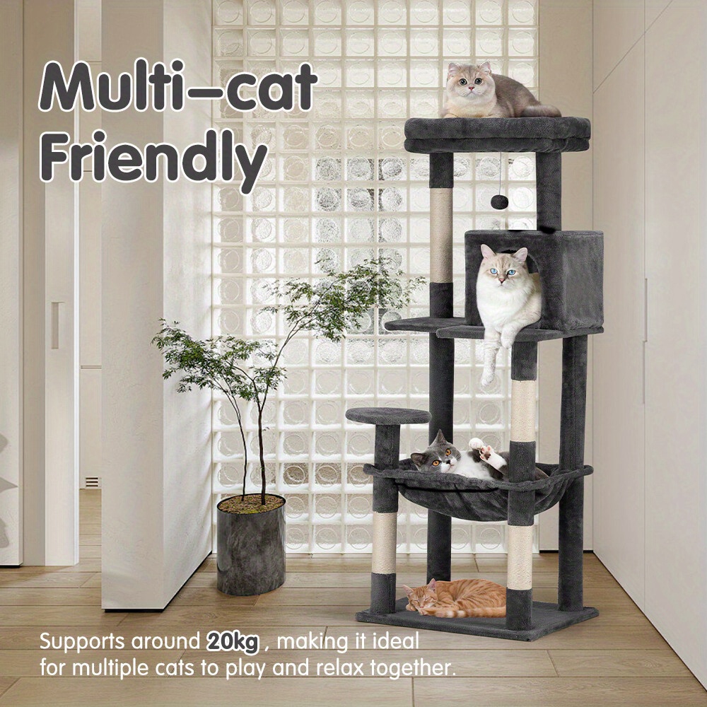 Cat Tree Scratching Post 142cm 7 Cat Tree Scratching Post 142cm - Image 7